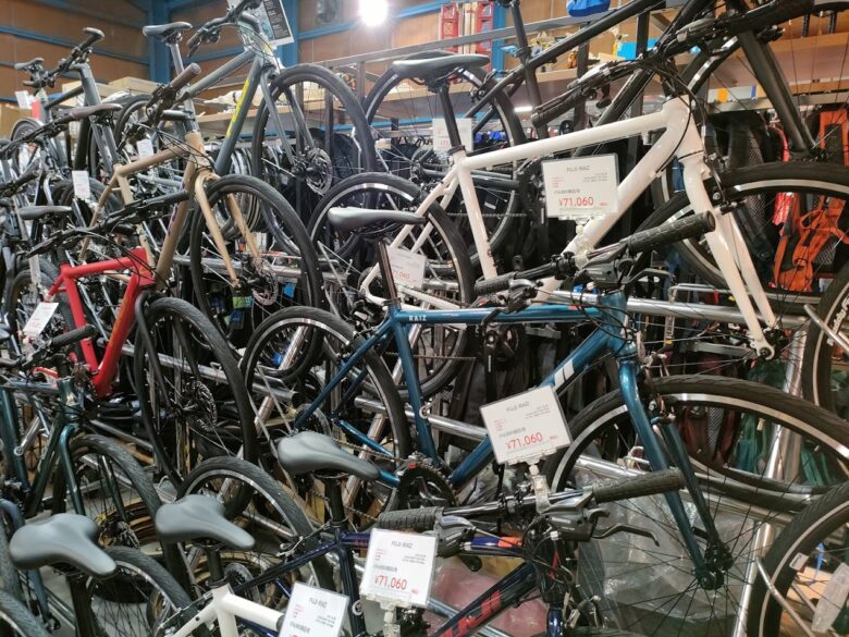 5%OFF価格の自転車